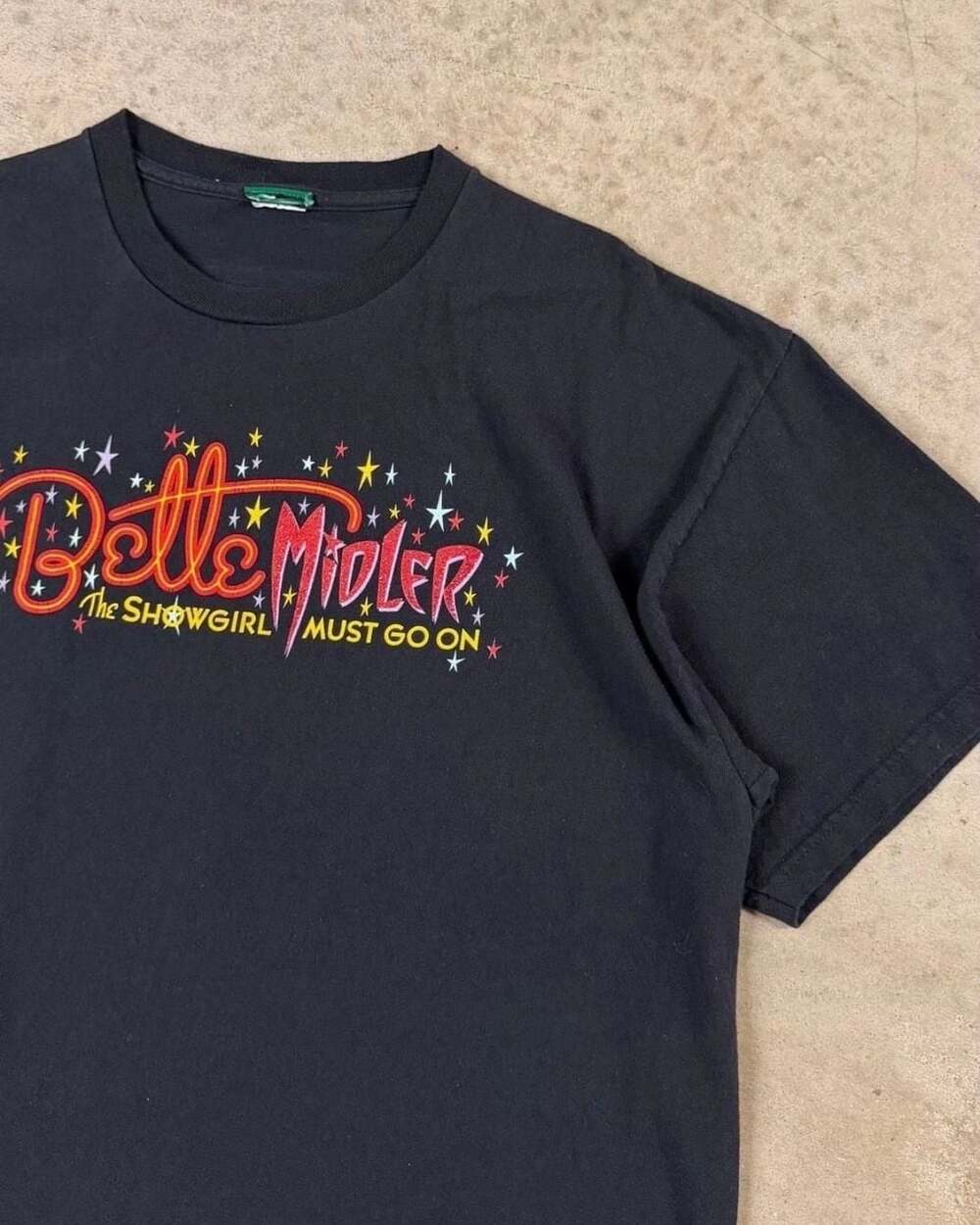 Bette Midler The Showgirl Must Go On Tour T-Shirt Black